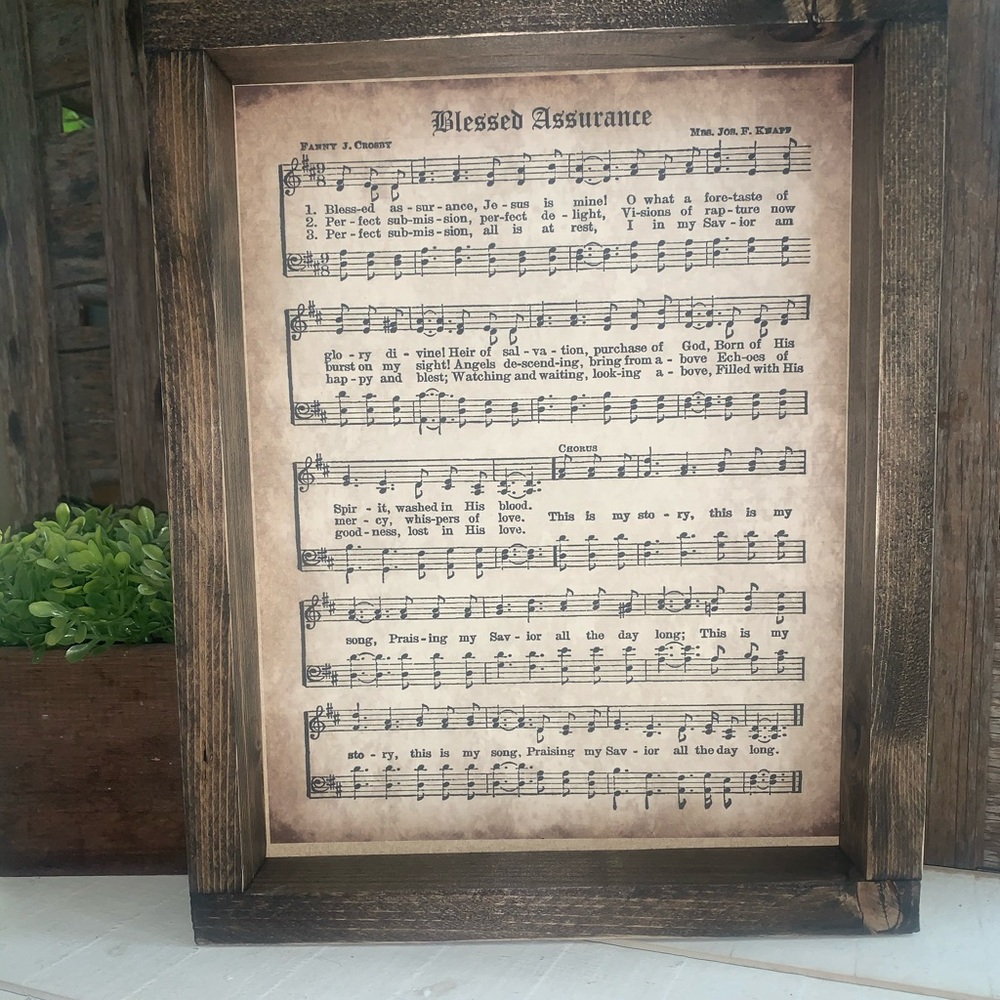 Framed Hymn / Blessed Assurance